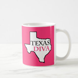 Taza De Café Texas Diva - G.R.I.T. = Chicas criados en Texas