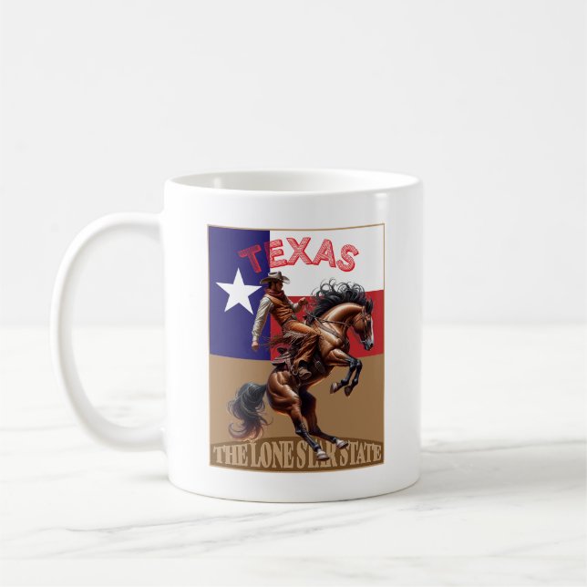 Taza De Café Texas, el solitario estado estrella (Izquierda)