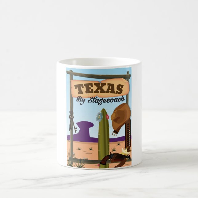 Taza De Café Texas en diligencia (Centro)