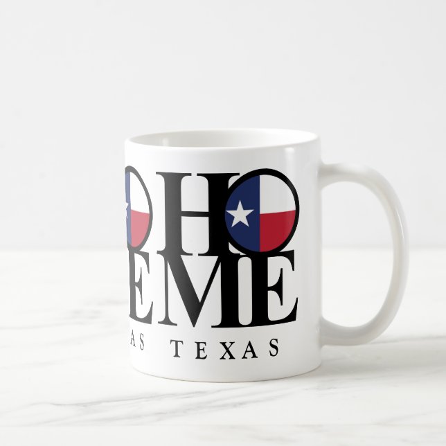 Taza De Café Texas HOME Coffee mug 11 oz (Derecha)
