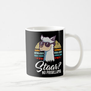 Taza De Café Texas State Test Day Llama Alpaca Para Estudiantes