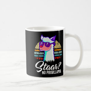 Taza De Café Texas State Test Day Llama Alpaca Para Estudiantes