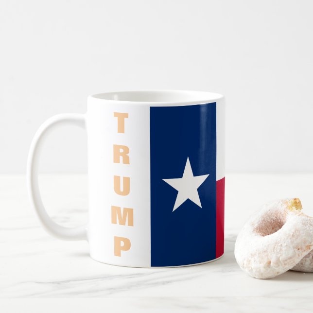 TAZA DE CAFÉ TEXAS TRUMP (Con donut)