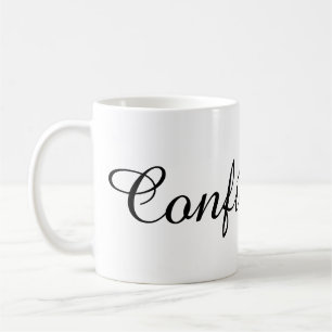 Taza De Café Text Design Mug