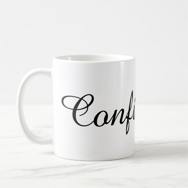 Taza De Café Text Design Mug (Izquierda)
