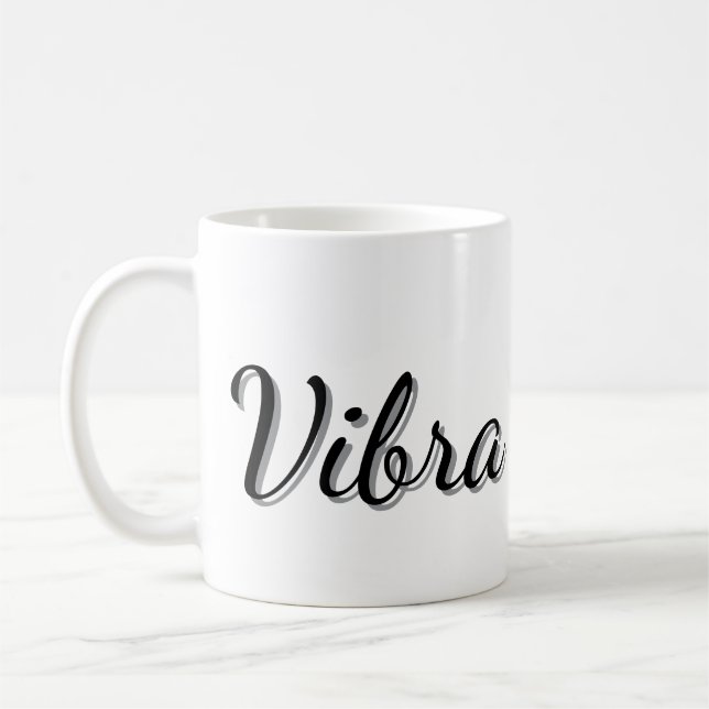 Taza De Café Text Design Mug (Izquierda)