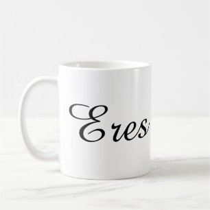 Taza De Café Text Design Mug
