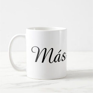Taza De Café Text Design Mug