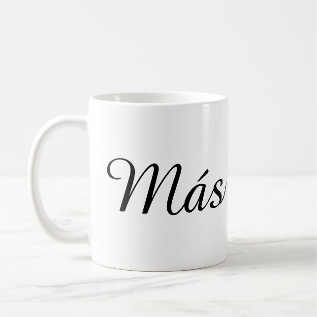 Taza De Café Text Design Mug (Izquierda)