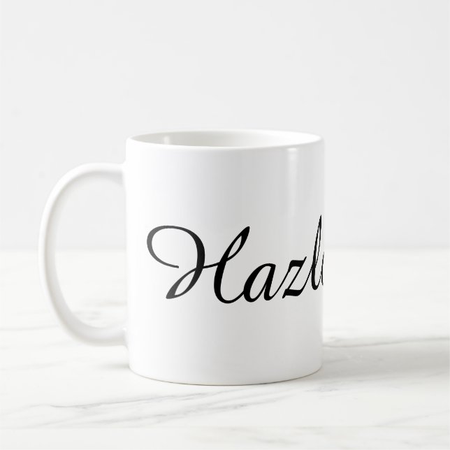 Taza De Café Text Design Mug (Izquierda)