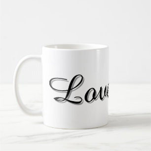 Taza De Café Text Design Mug