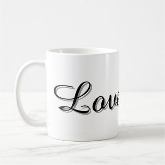 Taza De Café Text Design Mug