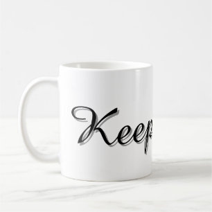 Taza De Café Text Design Mug