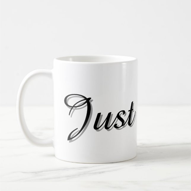 Taza De Café Text Design Mug (Izquierda)