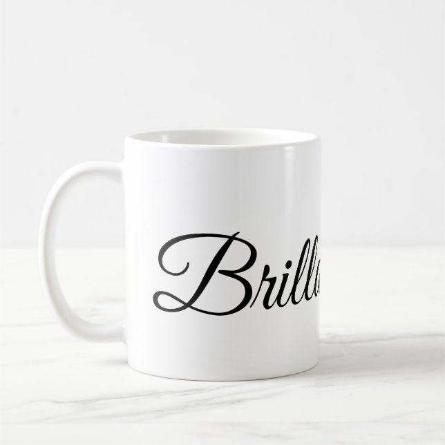 Taza De Café Text Design Mug (Izquierda)