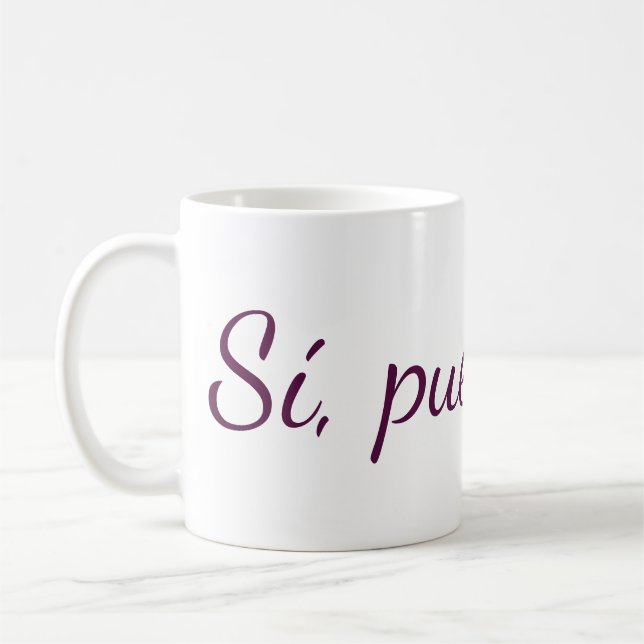 Taza De Café Text Design Mug (Izquierda)