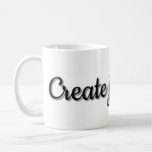 Taza De Café Text Design Mug