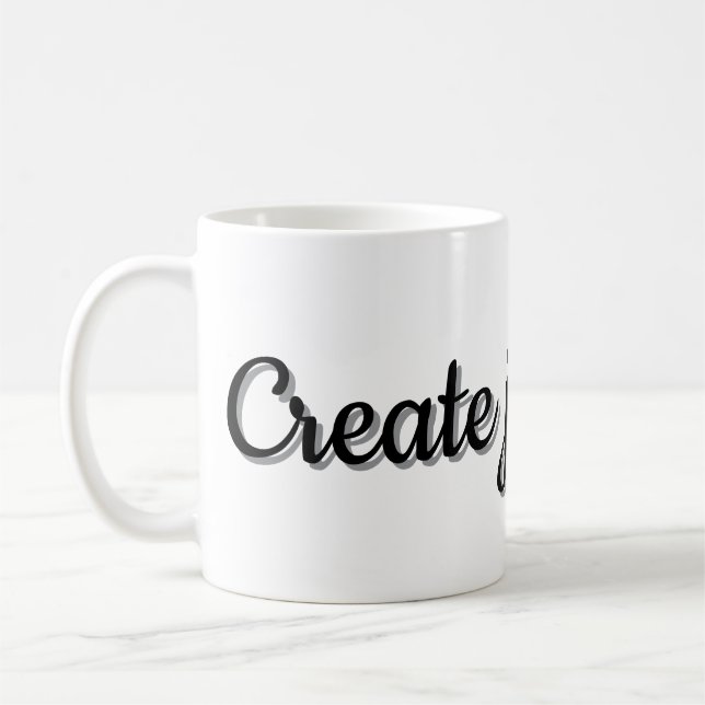 Taza De Café Text Design Mug (Izquierda)