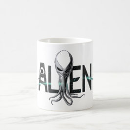 Taza De Café Texto alienígena de espacio