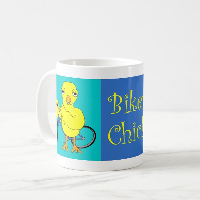 Taza De Café Texto de clave de bicicleta (Anverso izquierdo)