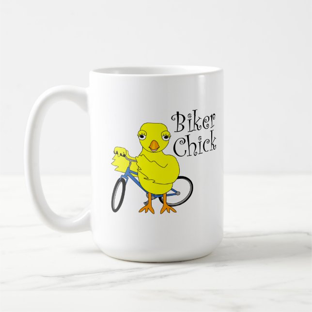 Taza De Café Texto de clave de bicicleta (Izquierda)