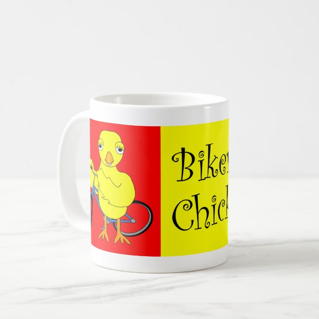 Taza De Café Texto de clave de bicicleta (Anverso izquierdo)