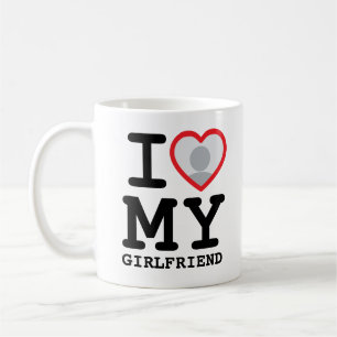 Taza De Café Texto de foto personalizado para mi novia