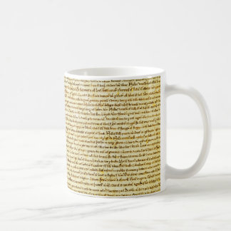 Taza De Café Texto de la Carta Magna