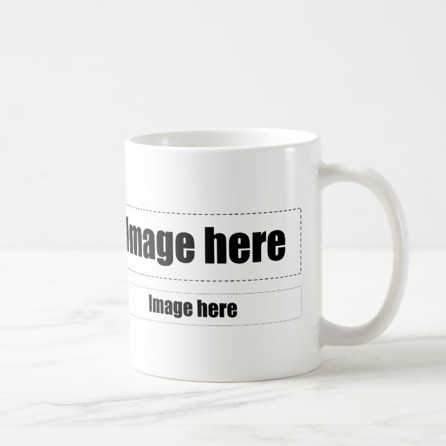Taza De Café Texto de Origami (Derecha)