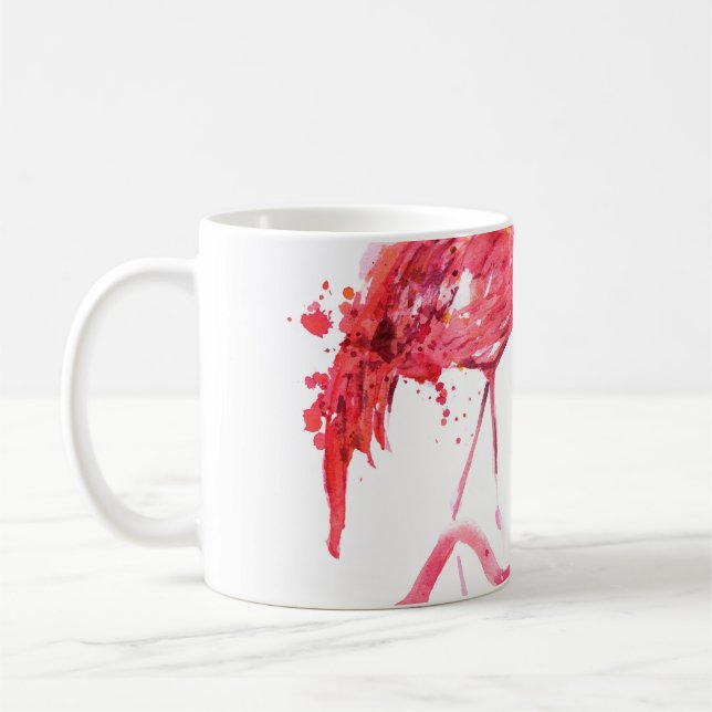 Taza De Café Texto de periódico con papel antiguo (Izquierda)