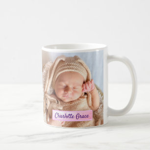 Taza De Café Texto de Personalizado personalizado de fotos de C