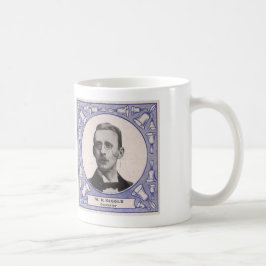 Taza De Café Texto del ídolo del Handbell en Sr. back- Giggle