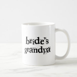 Taza De Café Texto del negro del abuelo de la novia