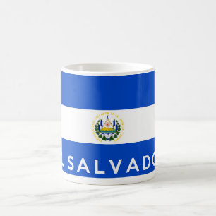 Taza De Café texto del nombre del símbolo de la bandera de país