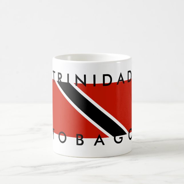 Taza De Café texto del nombre del símbolo de la bandera de país (Centro)