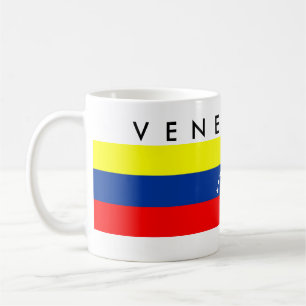 Taza De Café texto del nombre del símbolo de la nación de la