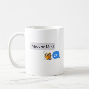 Taza De Café Texto Divertido Médico Personalizado Doctor Person