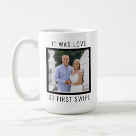 Taza De Café Texto editable y foto personalizada del Día de San