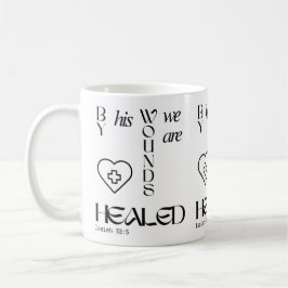 Taza De Café Texto/Mug/Mug cristiano/Jesús/Cocina/Fe