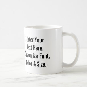 Taza De Café Texto personalizado
