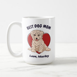 Taza De Café Texto personalizado de la Personalizado de la mamá