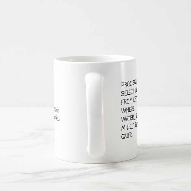 Taza De Café Texto SQL geek de código SAS  (Mango)