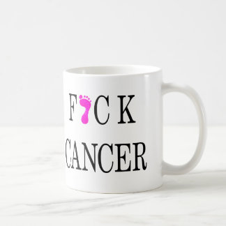 Taza De Café texto suave del cáncer del f*ck