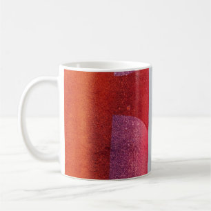 Taza De Café Textos blancos y rojos