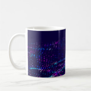 Taza De Café textura abstracta de pintura al óleo sobre lienzo,