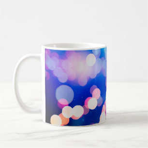 Taza De Café Textura colorida, abstracto de fondo borroso, arte