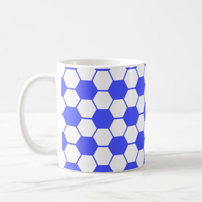 Taza De Café Textura de baloncesto de fútbol / baloncesto de fú (Izquierda)