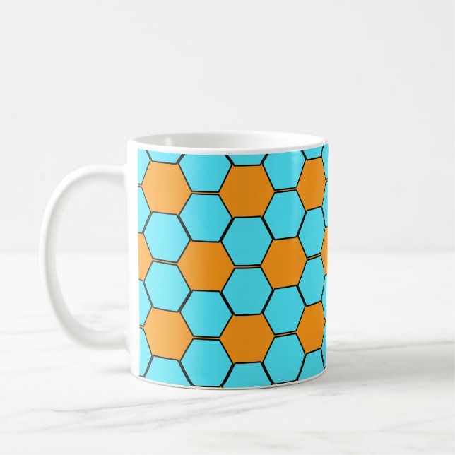 Taza De Café Textura de bola de fútbol / bola de fútbol - Naran (Izquierda)