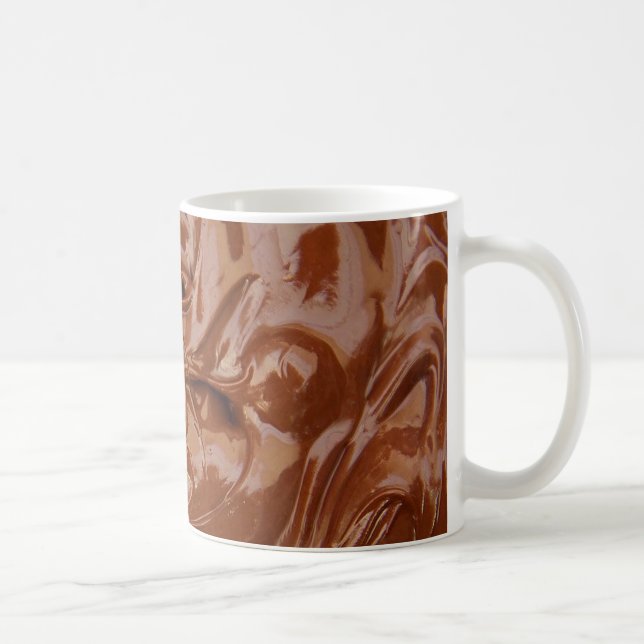 Taza De Café Textura de chocolate fundida (Derecha)