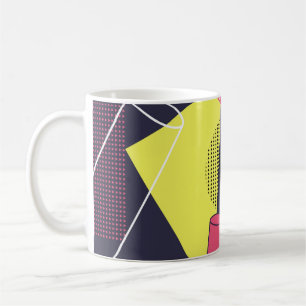 Taza De Café Textura de estilo retro, diseño de patrones. arte,